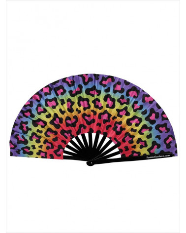 RAINBOW LEOPARD XL FAN