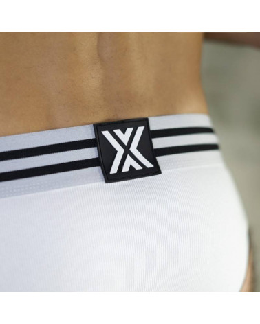 SPORT-Y-FRONT - WHITE/BLACK