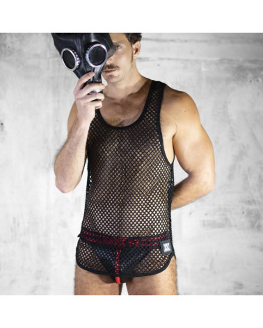 X - SLUT VEST - BLACK