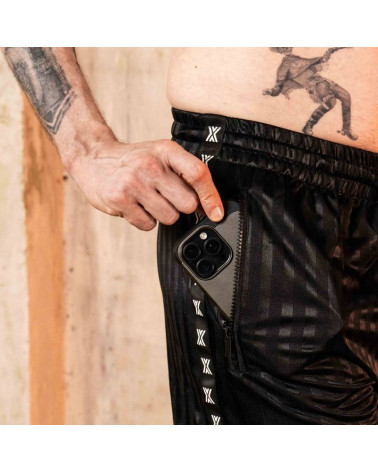 ASSBALL SHORT - SILKY - BLACK/WHITE