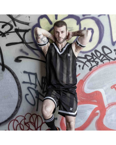 ASSBALL SHORT - C-THRU- BLACK/WHITE