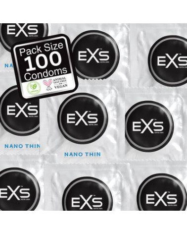 EXS NANO THIN - CONDOMS - 100 PIECES