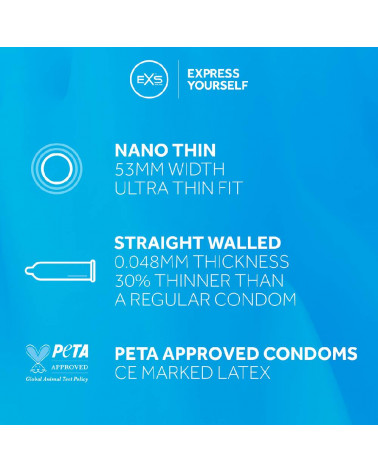 EXS NANO THIN - CONDOMS - 100 PIECES